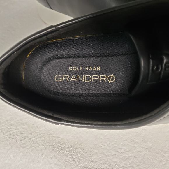 Cole Haan GrandPro Sneakers Womens 10.5B Black Slip On Adjustable Comfort W13244 - Picture 9 of 11